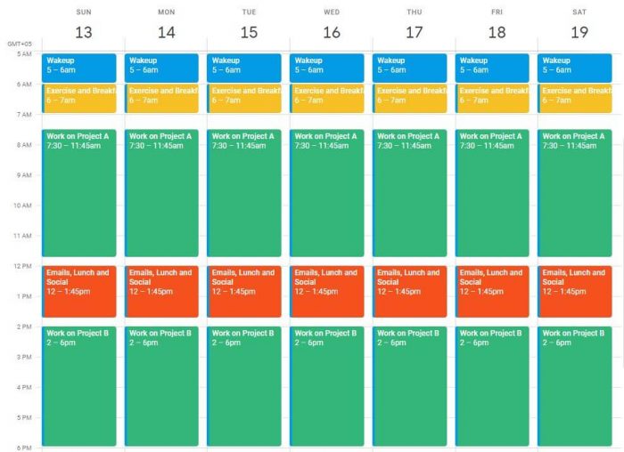 Time Boxing Example