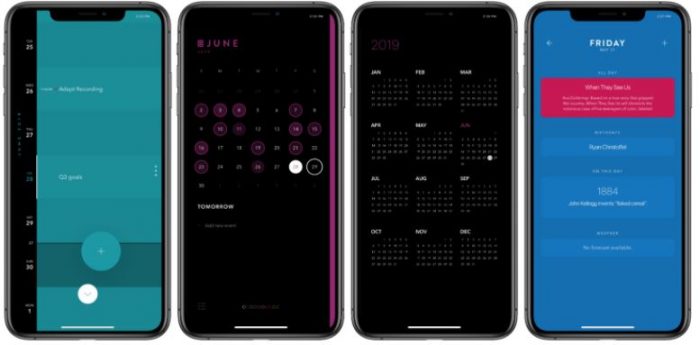 Timepage calendar app