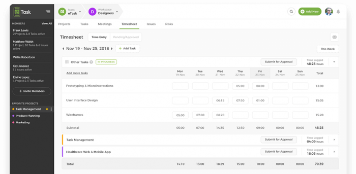 Timesheet Management